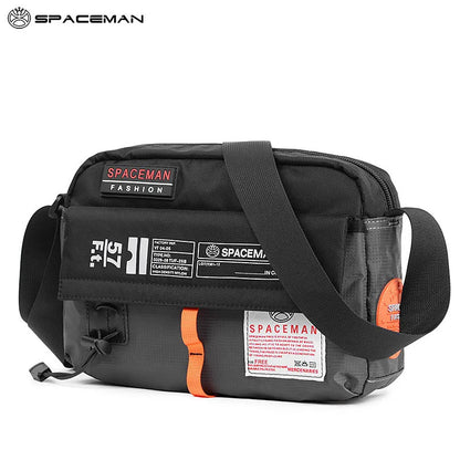 Men Fashion Personality Diagonal Casual Single Shoulder Waterproof Nylon Postman Packet