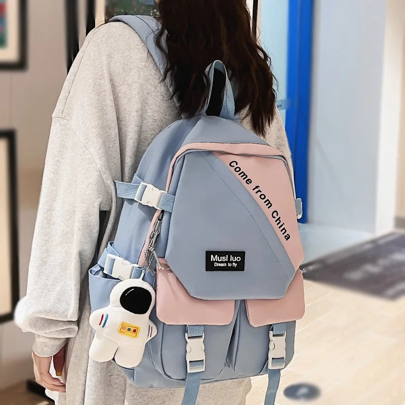 Men Female Leisure Waterproof Cute Bag Women Male Travel Backpack Book Lady Laptop College Backpack Fashion Boy Girl School Bags