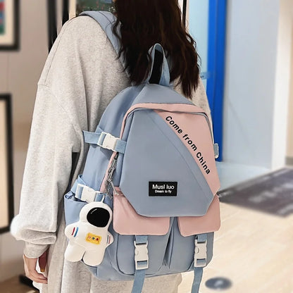 Men Female Leisure Waterproof Cute Bag Women Male Travel Backpack Book Lady Laptop College Backpack Fashion Boy Girl School Bags