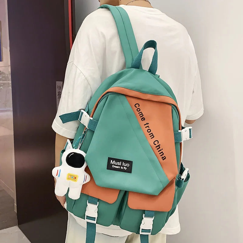 Men Female Leisure Waterproof Cute Bag Women Male Travel Backpack Book Lady Laptop College Backpack Fashion Boy Girl School Bags