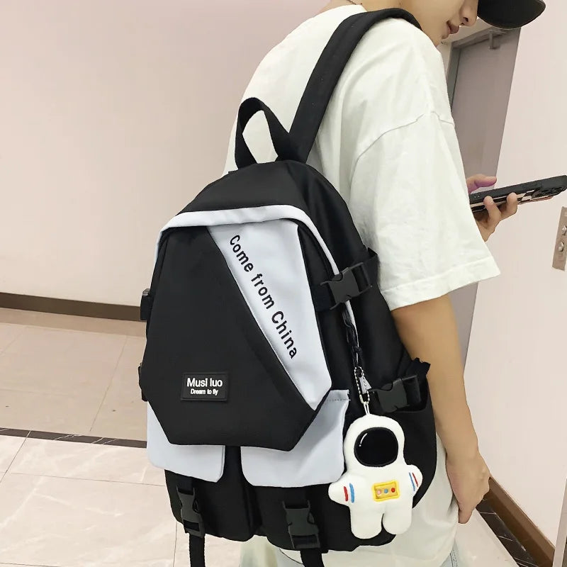 Men Female Leisure Waterproof Cute Bag Women Male Travel Backpack Book Lady Laptop College Backpack Fashion Boy Girl School Bags