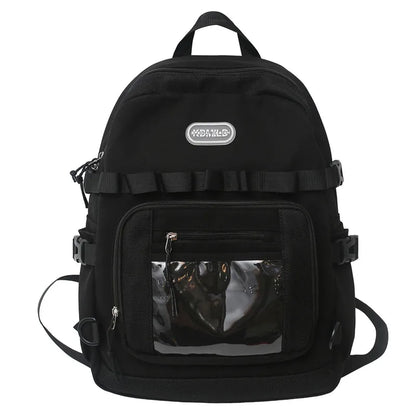 Men Female Transparent Leisure Travel Book Bag Male Lady Mesh College Backpack Girl Boy School Bag Women Laptop Backpack Fashion