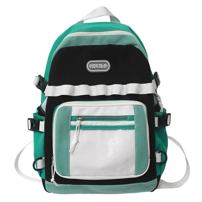 Men Female Transparent Leisure Travel Book Bag Male Lady Mesh College Backpack Girl Boy School Bag Women Laptop Backpack Fashion