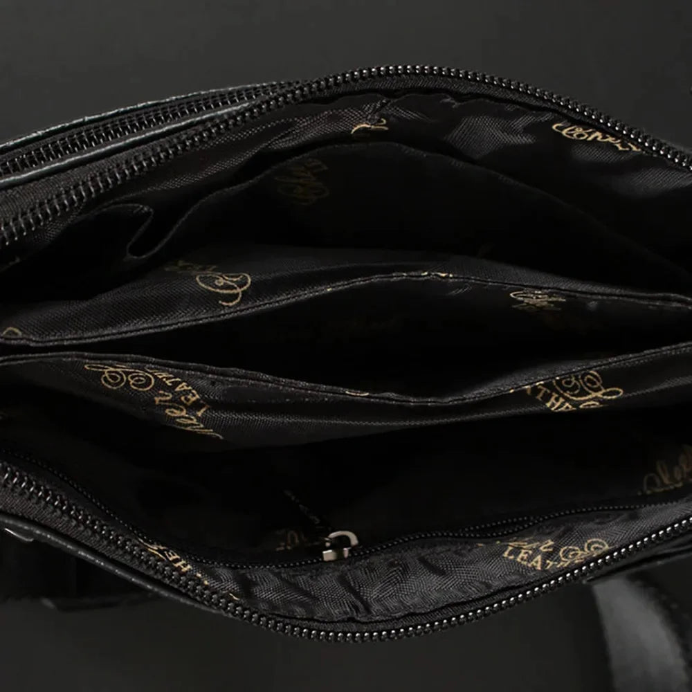 Men Genuine Leather Messenger Sling Chest Day Natural Skin Cowhide Shoulder Crossbody Bum Hip Waist Pack Bag Belt Purse