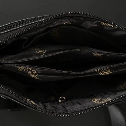 Men Genuine Leather Messenger Sling Chest Day Natural Skin Cowhide Shoulder Crossbody Bum Hip Waist Pack Bag Belt Purse