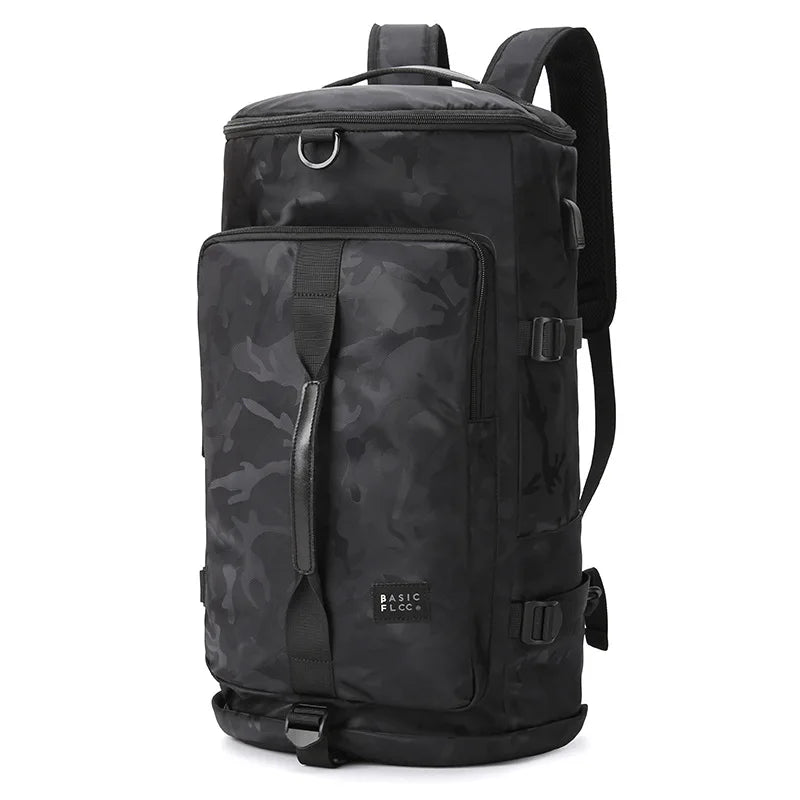 Men Gym Bag Wet and Dry Bag Fitness Training Backpack Large Capacity Leisure Lightweight Crossbody Travel Backpacks Yoga Bag
