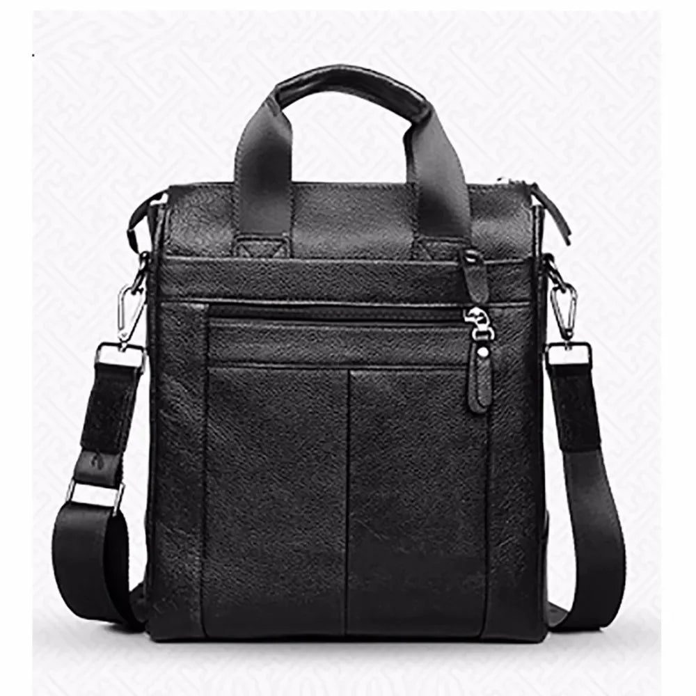 Men Handbag Top Handle Messenger Genuine Leather Business Briefcase Real Cowhide Male Tote Cross body Shoulder Bag