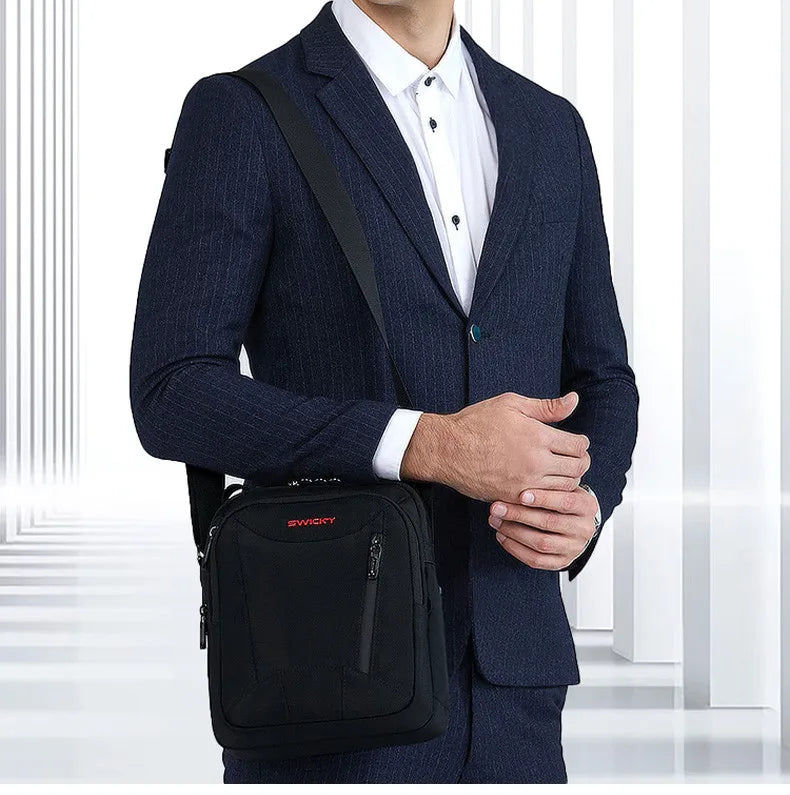 Men Handbags Multifunction fashion business casual tourist waterproof 10.1inch ipad oblique cross package Single shoulder bag