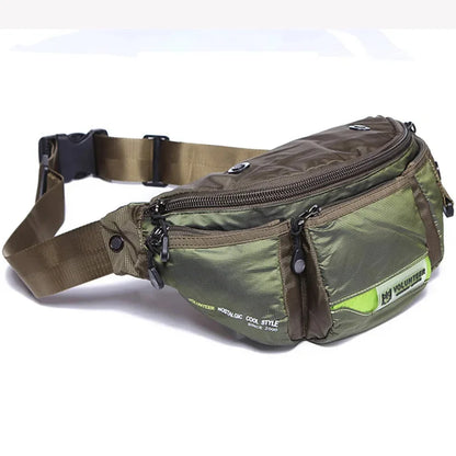 Men High Quality Waterproof Oxford Fanny Pack Bum Hip Belt Purse Pouch Shoulder Crossbody Messenger Military Chest Waist Bag