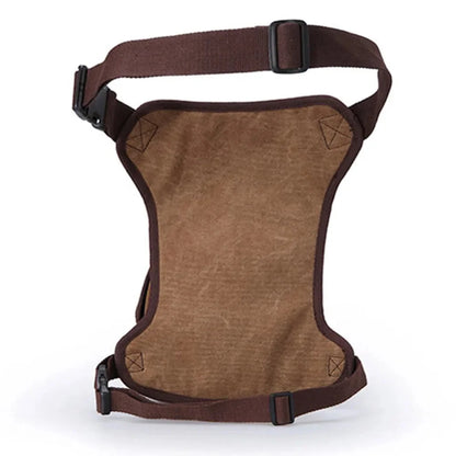 Men Hip Belt Waist Fanny Pack Pocket Military Male Motorcycle Rider Travel Assault High Quality Canvas Thigh Leg Drop Bag
