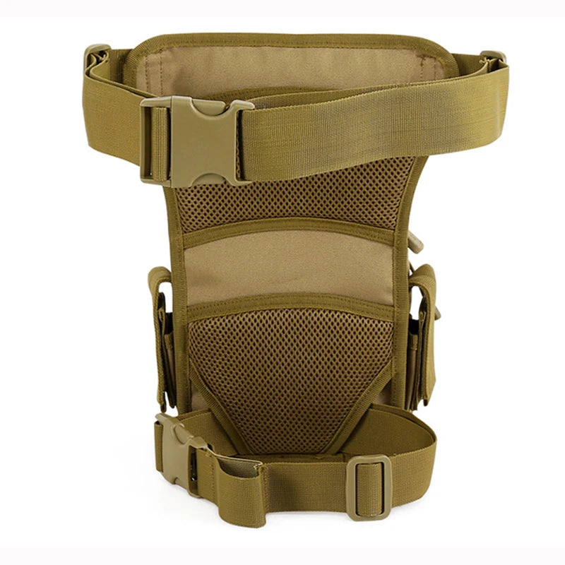 Men Hip Drop Leg Bags Waist Pack Motorcycle Rider Travel Military Male Nylon Messenger Cross body Bum Fanny Pack Thigh Belt Bag