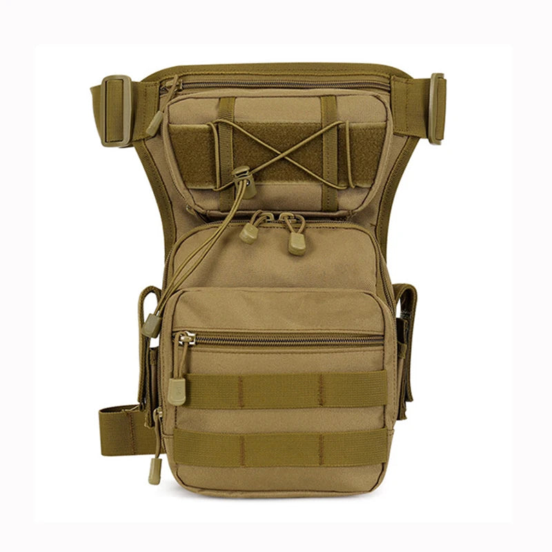 Men Hip Drop Leg Bags Waist Pack Motorcycle Rider Travel Military Male Nylon Messenger Cross body Bum Fanny Pack Thigh Belt Bag