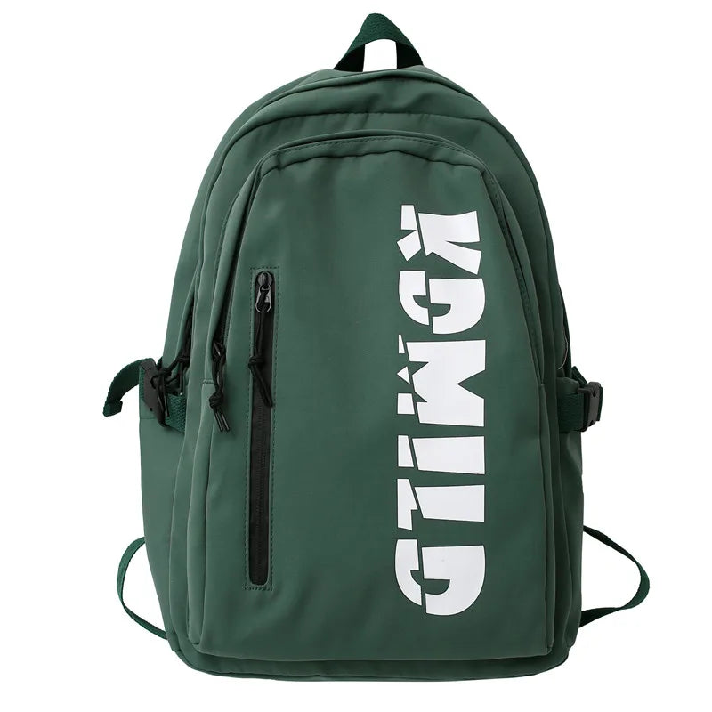 Men Ladies High Capacity Travel Leisure Bag Women Green School Backpack New Girl Boy Laptop College Fashion Female Male Book Bag