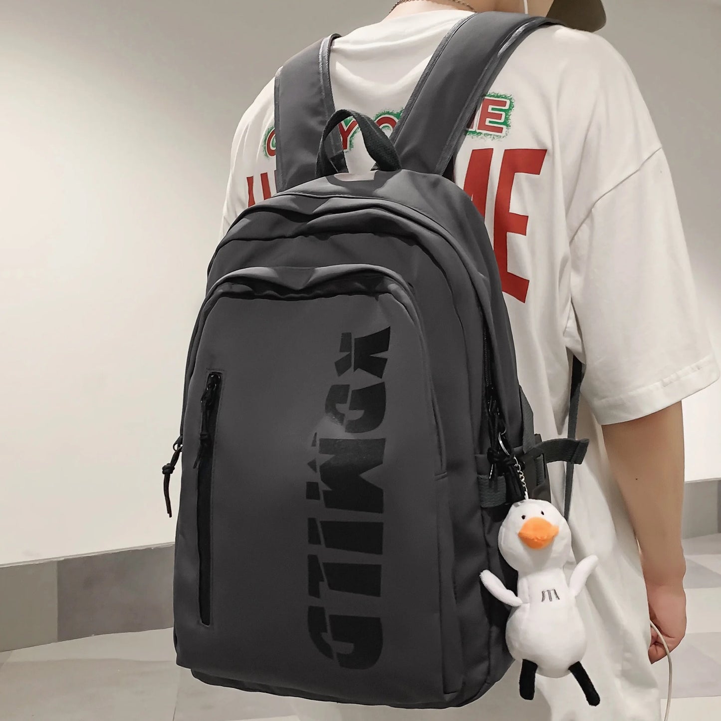 Men Ladies High Capacity Travel Leisure Bag Women Green School Backpack New Girl Boy Laptop College Fashion Female Male Book Bag