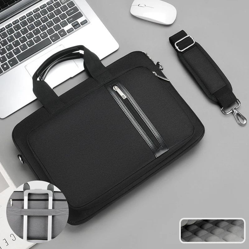 Men Laptop Bag Briefcase Protective Shoulder Case For Pro 13 14 15.6 17.3 Inch Macbook Air Lenovo Dell Huawei Messenger Handbag