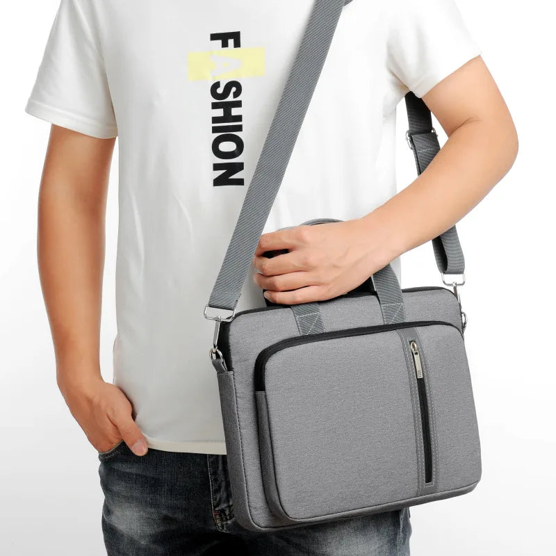 Men Laptop Bag Briefcase Protective Shoulder Case For Pro 13 14 15.6 17.3 Inch Macbook Air Lenovo Dell Huawei Messenger Handbag