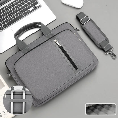 Men Laptop Bag Briefcase Protective Shoulder Case For Pro 13 14 15.6 17.3 Inch Macbook Air Lenovo Dell Huawei Messenger Handbag