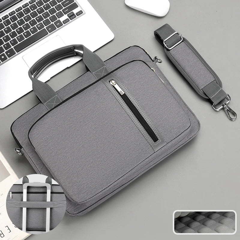 Men Laptop Bag Briefcase Protective Shoulder Case For Pro 13 14 15.6 17.3 Inch Macbook Air Lenovo Dell Huawei Messenger Handbag