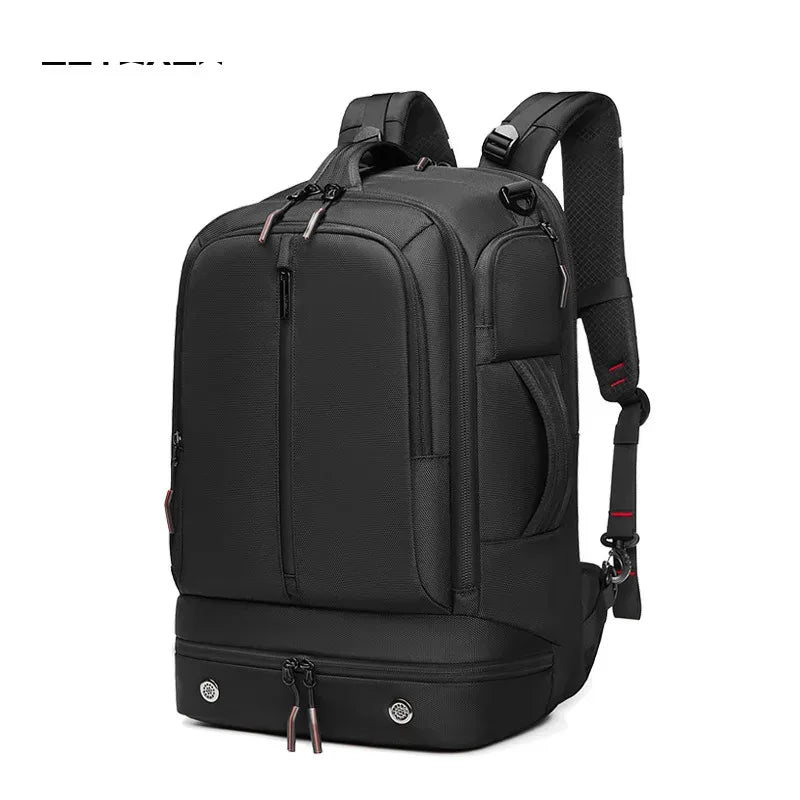 Men Larger Capacity Backpack Business Notebook Bagpack Waterproof Light Multifunctional Travel Luggage Storage Knapsack Shoe Bag
