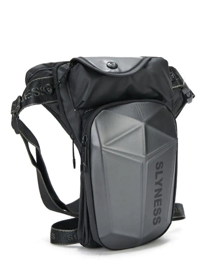 Men Leg Bag Waist Pack Rider Motorcycle Travel Waterproof Nylon Male Messenger Cross Body Thigh Hip Belt Bum Fanny Pack Bag