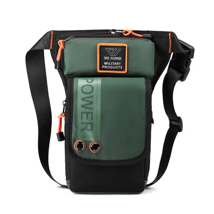 Men Leg Drop Bag Fanny Waist Pack for Motorcycle Rider Travel Military Sports Nylon Male Cross body Belt Hip Bum Thigh Bags