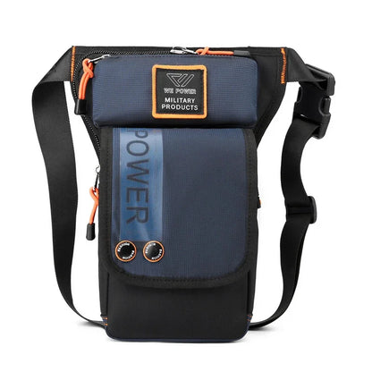 Men Leg Drop Bag Fanny Waist Pack for Motorcycle Rider Travel Military Sports Nylon Male Cross body Belt Hip Bum Thigh Bags