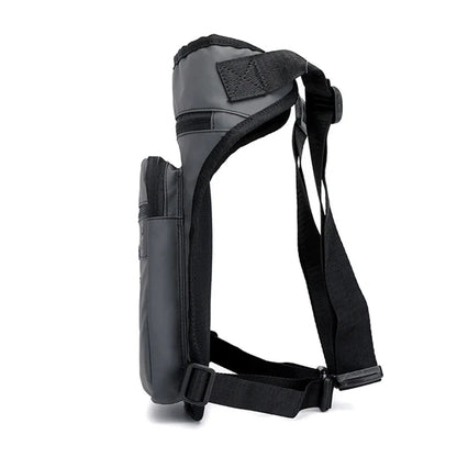 Men Leg Waist Belt Hip Fanny Pack for Motorcycle Rider Travel Shoulder Messenger Cross Body Male Nylon Thigh Drop Bag