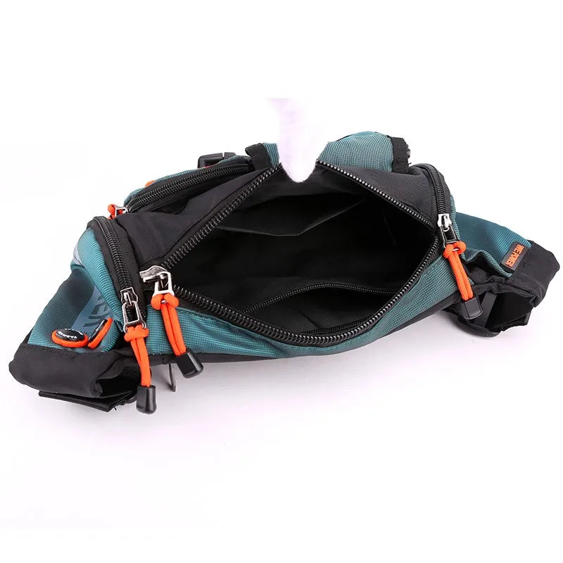 Men Leisure Fashion High-capacity Multiple Pockets Travel Crossbody Bag Nylon Chest Bags Men Shoulder Sling Bag Chest Waist Pack