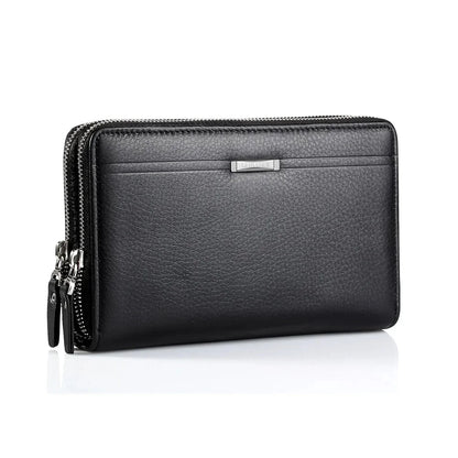 Men Long Wallet Purse Clutch Wrist Mobile Cell Phone Case Business Rtro Male PU Leather Cigarette Handy Money Bag Purses