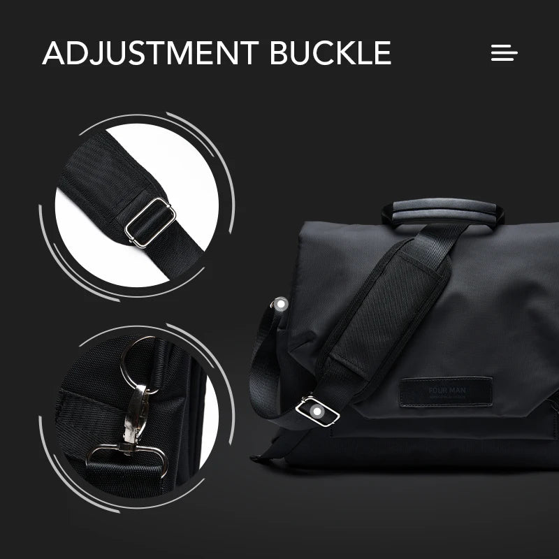 Men Messenger Bag Casual Crossbody Shoulder Bag Waterproof High Capacity Fashion Sling Bag Short Trip Crossbody Female Teenage