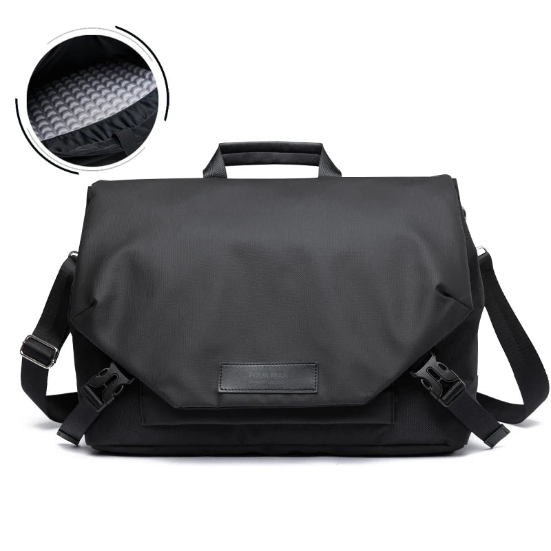 Men Messenger Bag Casual Crossbody Shoulder Bag Waterproof High Capacity Fashion Sling Bag Short Trip Crossbody Female Teenage