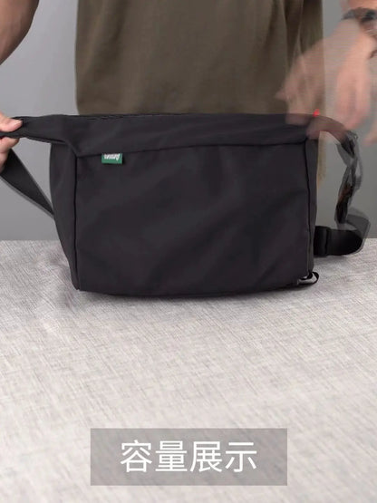 Men Messenger Bag Fashion 14inch Laptop Oxford Waterproof Travel Shoulder Bag All-match Large Casual Single Bag For Male
