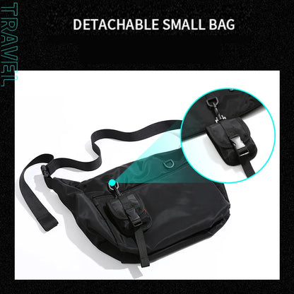 Men Messenger Bags Casual Waterproof Crossbody Bag Hold 14 inch Laptop Shoulder Bag Unisex Travel Gym Bag