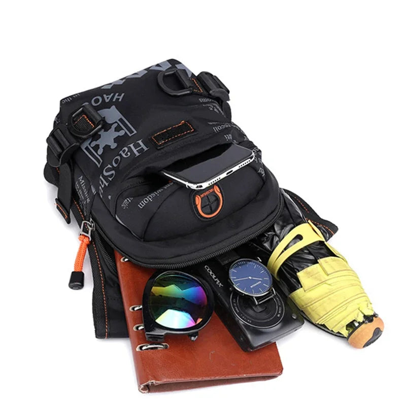 Men Military Assault Oxford/Nylon Shoulder Messenger Fanny Bag Waterproof Motorcycle Rider Male Hip Bum Belt Waist Pack Leg Bags