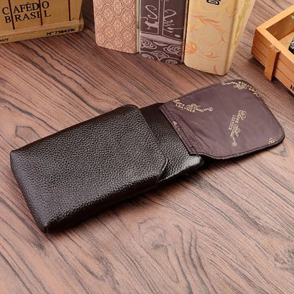 Men Mobile Cell Phone Case Cover Skin Waist Bags Genuine Leather Casual 5-6'' Real Cowhide Male Belt Fanny Pack Hook Bag