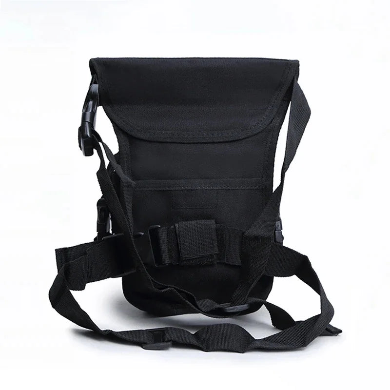 Men Motorcycle Rider Leg Belt Bum Hip Outdoor Sports Military Tactical Camping Molle Nylon Drop Fanny Waist Pack Thigh Bag