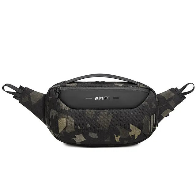 Men Multifunction Shoulder Bag Fashion Waterproof Travel Pack Messenger Crossbody Sling Chest Bag Pack For Male Women Female