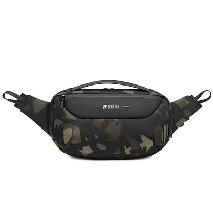 Men Multifunction Shoulder Bag Fashion Waterproof Travel Pack Messenger Crossbody Sling Chest Bag Pack For Male Women Female