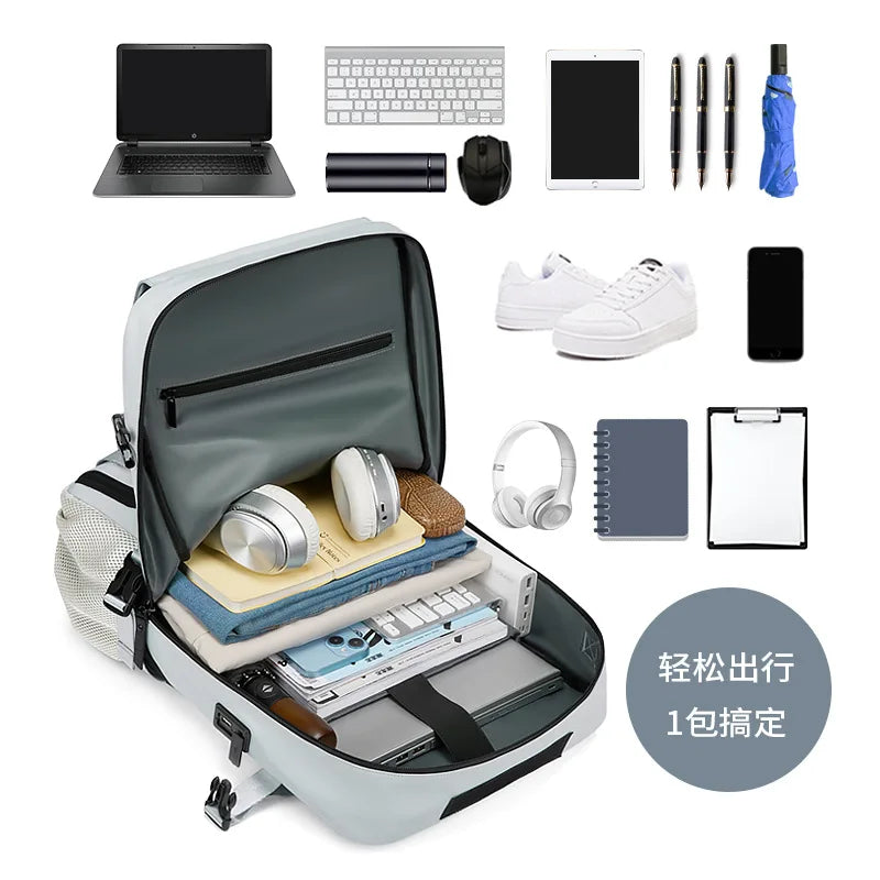 Men Multifunctional Backpack Waterproof with Shoe Bag Crossbody Handbag Travel Fitness Laptop Women Bags Backpacks High Quality
