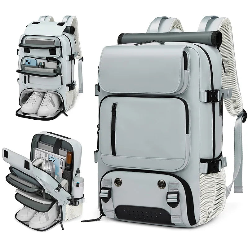 Men Multifunctional Backpack Waterproof with Shoe Bag Crossbody Handbag Travel Fitness Laptop Women Bags Backpacks High Quality