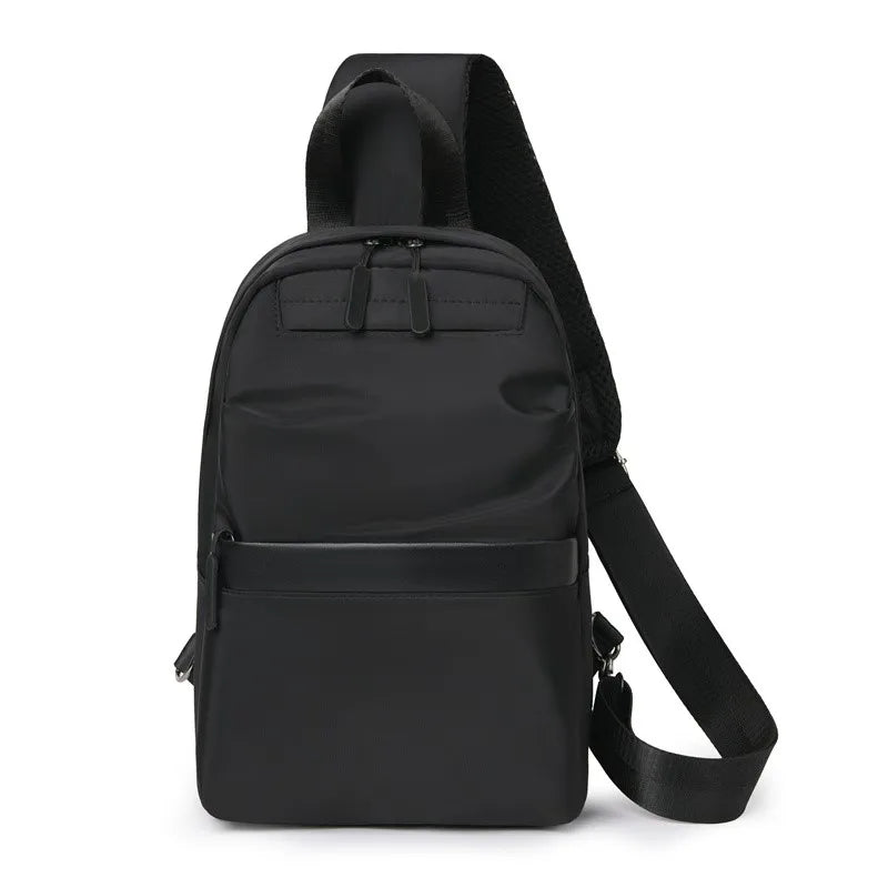 Men Multifunctional Chest Pack Large-capacity Outdoor Soft Oxford Travel Belt Purse Lightweight Design Chest Pack Shoulder Bags