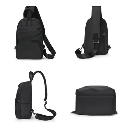 Men Multifunctional Chest Pack Large-capacity Outdoor Soft Oxford Travel Belt Purse Lightweight Design Chest Pack Shoulder Bags
