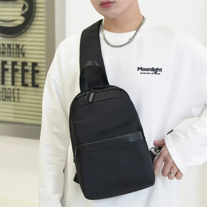 Men Multifunctional Chest Pack Large-capacity Outdoor Soft Oxford Travel Belt Purse Lightweight Design Chest Pack Shoulder Bags