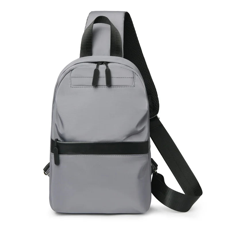 Men Multifunctional Chest Pack Large-capacity Outdoor Soft Oxford Travel Belt Purse Lightweight Design Chest Pack Shoulder Bags