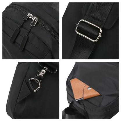 Men Multifunctional Chest Pack Large-capacity Outdoor Soft Oxford Travel Belt Purse Lightweight Design Chest Pack Shoulder Bags