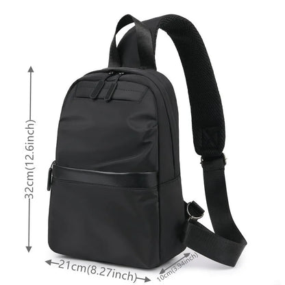 Men Multifunctional Chest Pack Large-capacity Outdoor Soft Oxford Travel Belt Purse Lightweight Design Chest Pack Shoulder Bags