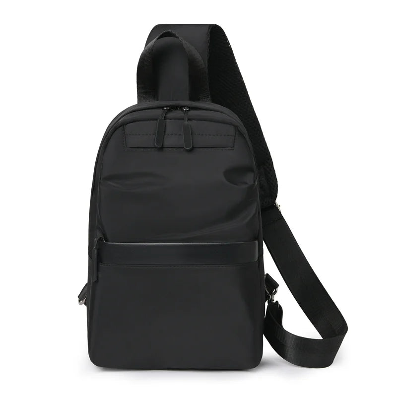 Men Multifunctional Chest Pack Large-capacity Outdoor Soft Oxford Travel Belt Purse Lightweight Design Chest Pack Shoulder Bags