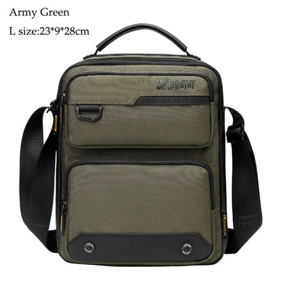 Men Multifunctional Fashion Anti-theft Shoulder Bag Travel Waterproof Oxford Crossbody Sling Bag Casual Messenger Pack For Male