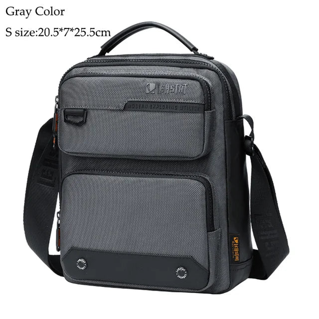 Men Multifunctional Fashion Anti-theft Shoulder Bag Travel Waterproof Oxford Crossbody Sling Bag Casual Messenger Pack For Male