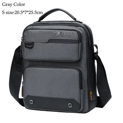 Men Multifunctional Fashion Anti-theft Shoulder Bag Travel Waterproof Oxford Crossbody Sling Bag Casual Messenger Pack For Male